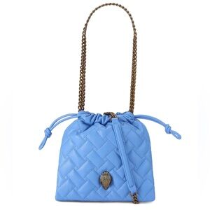Kurt Geiger Light Blue Quilted Shoulder Bag NWT